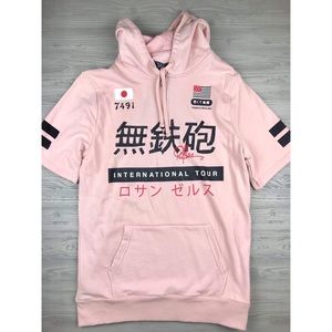 Young and reckless short sleeve hoodie NWT